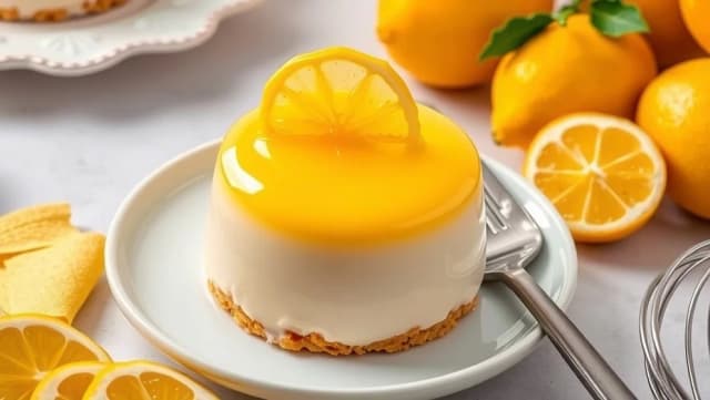 Citronmousse till tårta hemma på 15 minuter