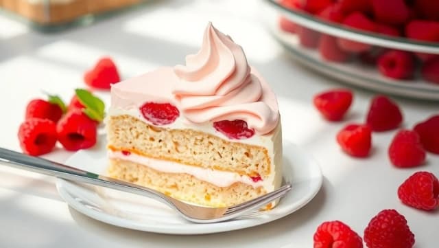 Snabb hallonmousse till tårta som smakar himla gott