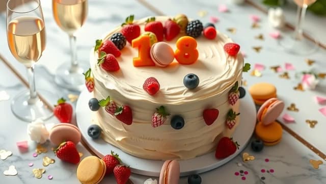 Vad ska man välja till tårta 18 år