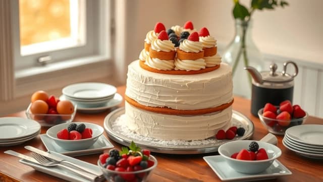 Tårta till många som alla gillar